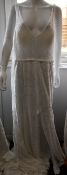 An as new Daisy by Katie Yeung Desert Lily wedding dress (Size unknown - RRP from £1130).