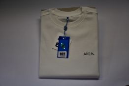 Two as new Ader Error Calli T-shirts (Size A2 - RRP £85 each).