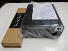 A Cambridge Audio One mini audio system in black (As new, but missing box).