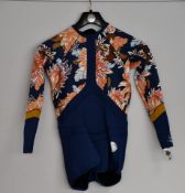 A women's as new Rip Curl Madi long sleeve boyleg Springsuit (Size 10).