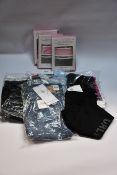 Assorted as new Calvin Klein clothing; two pairs of women's woven shorts (M), women's full length