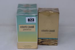 Two Roberto Cavalli Paradiso eau de parfum (2 x 75ml) and a Roberto Cavalli eau de parfum (75ml) (