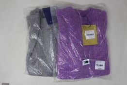 Two as new Resume Amora knit sleeveless sweaters (Both EU 36 - RRP £90 each).