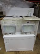 Six boxed as new Newlec NLE3TS LED Twin Spot Emergency Light Fittings (2x3W).