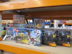 A quantity of assorted boxed as new Lego to include two 1989 Batmobile 40433, two Harry Potter The