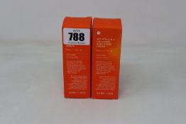 Two boxed as new Allies of Skin 35% Vitamin C Collagen Rebuilding Serum (30ml).