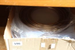 Ten coils of as new Automec 4.76mm x 0.71mm copper brake pipes.