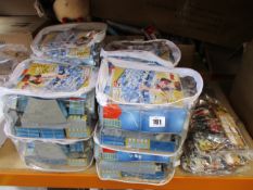 Ten children's 200pcs airport models sets (3+) and six Terror Corpse Zombie sets.