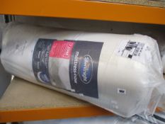 An as new Silentnight 7 Zone Mattress-Now Double (To fit a 135cm wide bed).