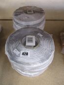 Twelve Rolls of grey Butyl Sealing Tape for window sealing etc (3mm x 25mm x 12m rolls).