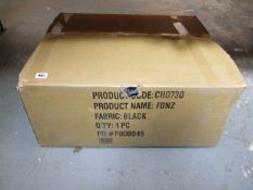 A boxed as new Fonz mesh office chair in black (PN: P000845).