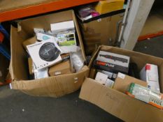 Three boxes of assorted miscellaneous items to include household items, toys, souvenir's and