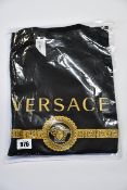 An as new Versace Embroidered Medusa Logo T-shirt (L - RRP £650).