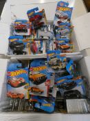 A large quantity of assorted as new Hot Wheels toy/model cars to include Nissan Skyline GT-R, Magnus