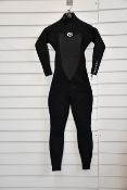 A women's as new Rip Curl Omega 3/2mm wetsuit (Size 4 - RRP £130).