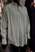 An as new Sies Marjan Anderson reflective shirt in leek (S - RRP £835).