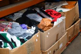 A quantity of assorted as new clothing and related items.