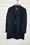 An as new Jeff Banks overcoat in navy (40R - RRP £259).
