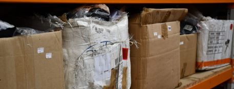 A quantity of assorted as new clothing and related items.