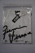 An as new Versace Signature T-shirt in white (XS - RRP £350).