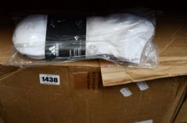 A large quantity of Adidas trainer socks (Various sizes).