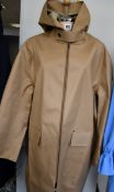 An as new Macintosh Eldrick Raw Edge coat (42