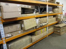A quantity of miscellaneous flatpack furniture and related.