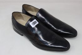 A pair of Sweeney London brown leather shoes (UK 12 - No box).