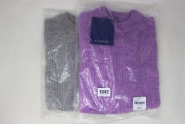 Two as new Resume Amora knit sleeveless sweaters (Both EU 38 - RRP £90 each).