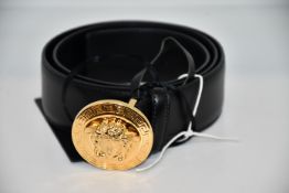An as new Versace belt (Size 105 - RRP £290).