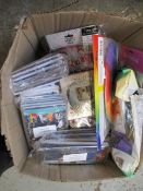 A large quantity of packaged as new gift cards and party related items to include: Christmas cards