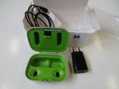 A boxed Phonak Marvel Charger Case Combi compatible with Marvel, Belong & Paradise Hearing Aids (