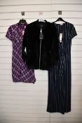 A Phase Eight Remee jumpsuit (UK 18 - RRP £99), a Kate Spade New York plaid tweed dress (US 2) and a