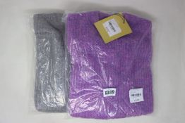 Two as new Resume Amora knit sleeveless sweaters (Both EU 36 - RRP £90 each).