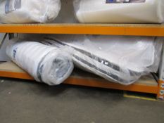 Two as new unbranded mattresses (One 4' 6