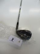 An as new Cleveland RTX Zipcore Black Satin Wedge 56 Mid Grind SB (RH).