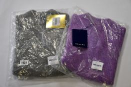 Two as new Resume Amora knit sleeveless sweaters (Both EU 34 - RRP £90 each).