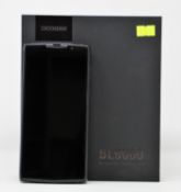 A boxed as new Doogee BL9000 64GB Smartphone in Smokey Black (Box opened, UK plug adaptor