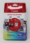 A boxed as new Canon 5222B013AA Photos Value Pack with PG-540XL Ink Cartridge, CL-541XL Ink