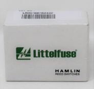 A box of two hundred as new Littelfuse Hamlin Reed Switches TRW Sensors (P/N: 59170-510) (Box