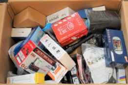 COLLECTION ONLY: A box of assorted as new small electrical items and accessories.