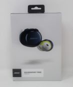 A boxed as new pair of Bose SoundSport Free Wireless Headphones in Navy/Citron (S/N: