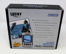 A boxed as new Lucky FFW718 Wireless Fishfinder (Box opened).