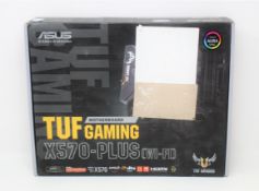 A boxed as new Asus TUF GAMING X570 PLUS (WI-FI) AM4 ATX Motherboard (Serial: L5M0KK02H310XVW P/N: