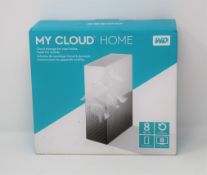 A boxed as new WD My Cloud Home 8TB Personal Cloud Storage (S/N: 7SGZ0XWC) (Box sealed, some
