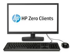 A boxed as new HP t310 G2 All-in-One Zero Client (No OS) (P/N: 3CN12AT#ABU Serial: CNV951B1BW) (