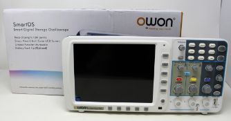 A boxed as new OWON SmartDS SDS7102V T5100 100MHz Smart Digital Storage Oscilloscope (Box opened, UK
