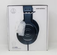A boxed as new pair of Audio-Technica ATH-M20x Professional Monitor Headphones (Box opened, some