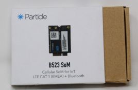 A boxed as new Particle B523 Cellular SoM for IoT LTE CAT 1 (EMEA) + Bluetooth (P/N: B523MEA) (Box