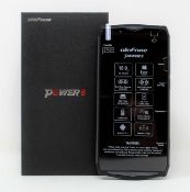A boxed as new Ulefone Power 5 64GB Smartphone in Dark Grey (Box opened, UK plug adaptor